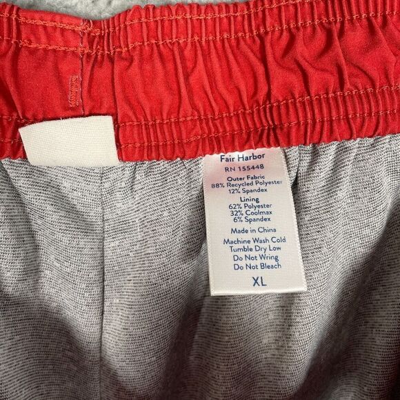 Fair Harbor The Anchor Red Colorblock Size XL - Picture 4 of 9
